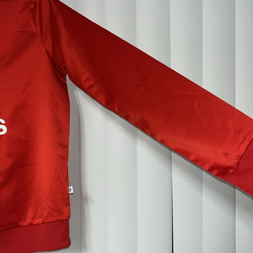 Adidas Red Crew Sweatshirt - Kid - Small - Picture 3 of 5